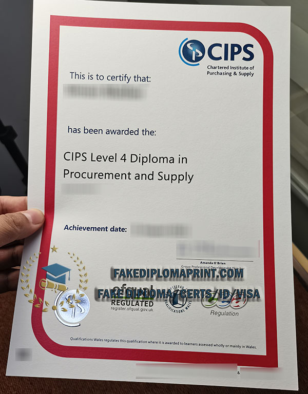 CIPS level 4 diploma