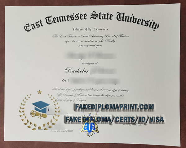 East Tennessee State University degree