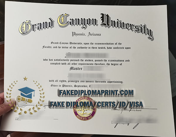 Grand Canyon University diploma,buy GCU master degree