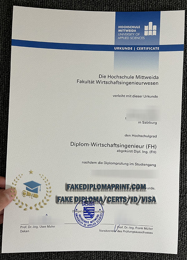Hochschule Mmittweida diploma,Hochschule Mmittweida certificate