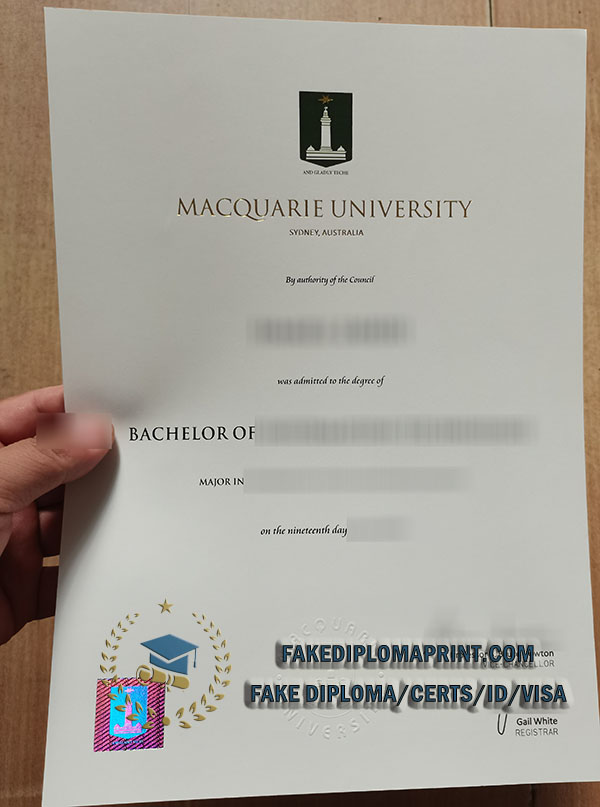 Macquarie University degree,Macquarie University diploma fake