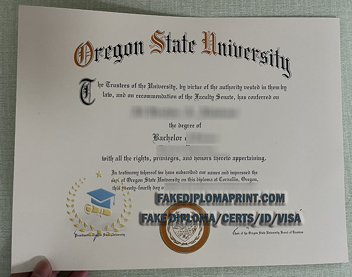 Oregon State University degree