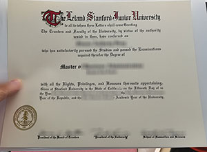 Stanford University diploma