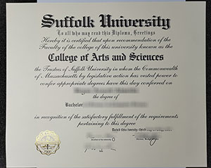 Suffolk University degree