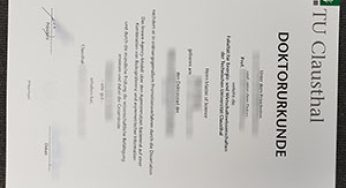 Is it legal to get a false TU Clausthal doktorurkunde?