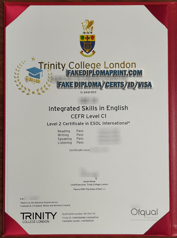 Trinity College London diploma