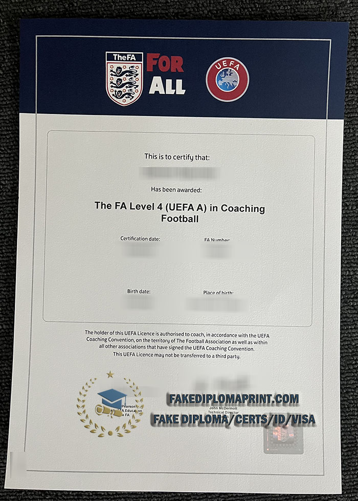 UEFA A certificate
