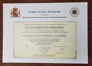 UNED fake diploma
