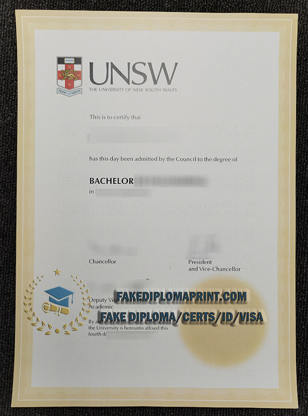 UNSW fake degree