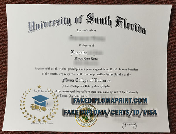 USF diploma
