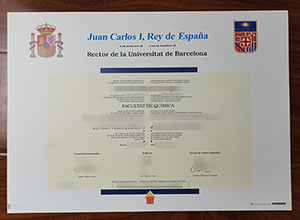 University of Barcelona diploma
