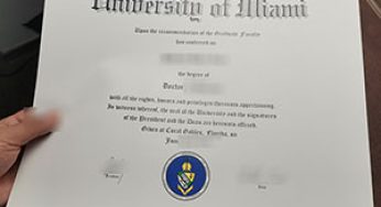 UMiami diploma certificate,where to get a University of Miami degree?