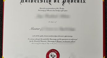 Buy UoPX fake degree,University of Phoenix master degree sample