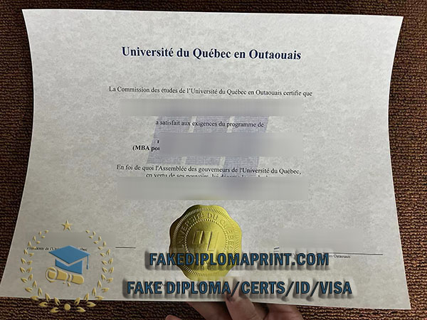 University of Quebec degree