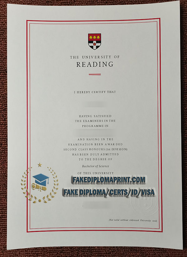 University of Reading diploma