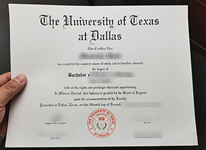 University of Texas at Dallas degree