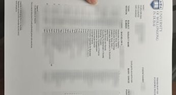 A fake UOWD academic record,buying University of Wollongong in Dubai transcript
