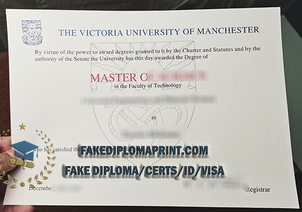 Victoria University of Manchester degree,Victoria University of Manchester diploma