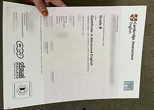 Cambridge certificate fake