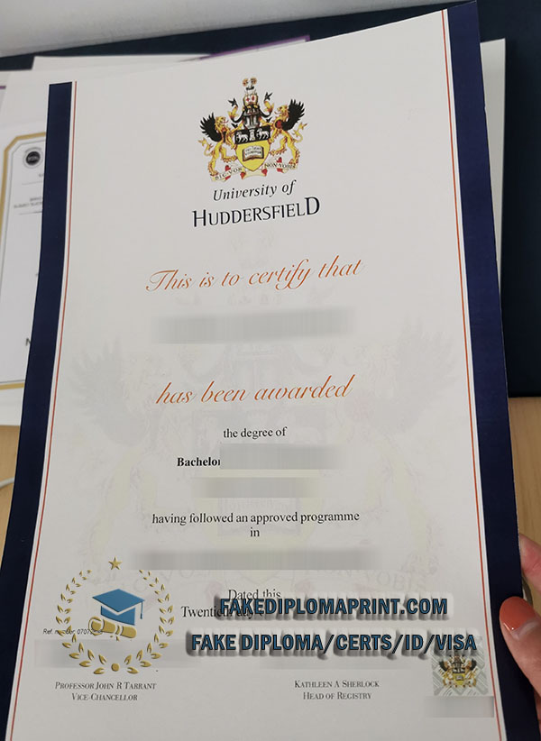 University of Huddersfield diploma
