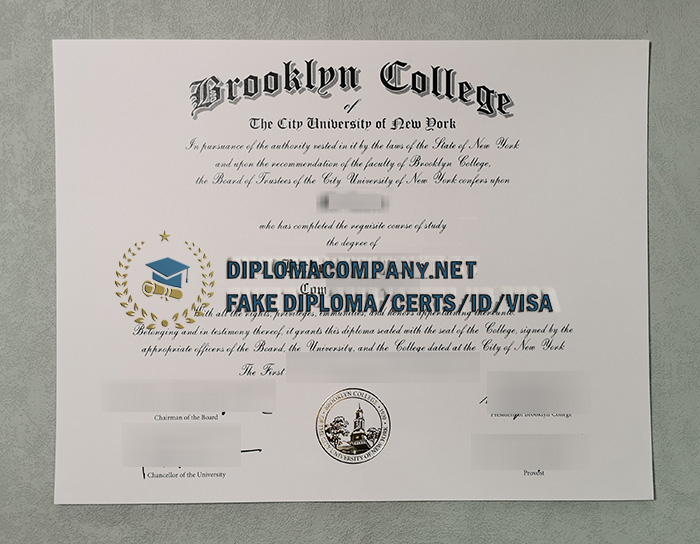 Brooklyn College Diploma