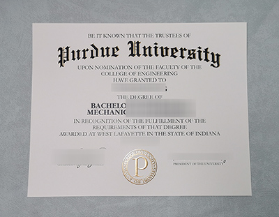 Purdue University Diploma