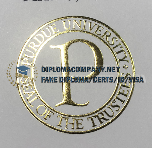 Purdue University Diploma Seal