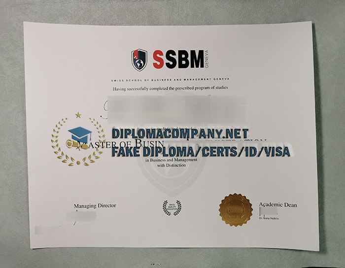 SSBM Diploma