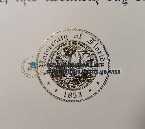 University of Florida Diploma Seal bronzing