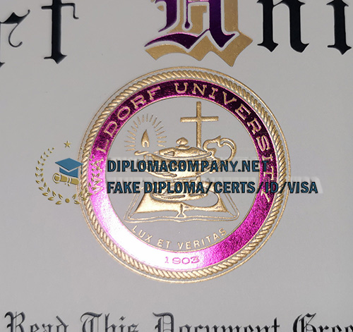 Waldorf University diploma seal
