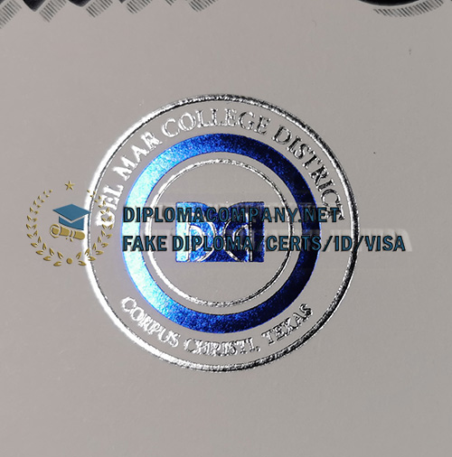 Del Mar College (DMC) Diploma seal