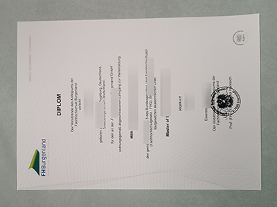 FH Burgenland Diploma diploma