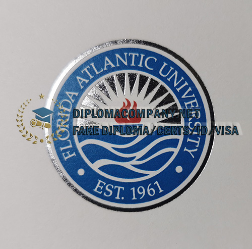 Florida Atlantic University Diploma seal