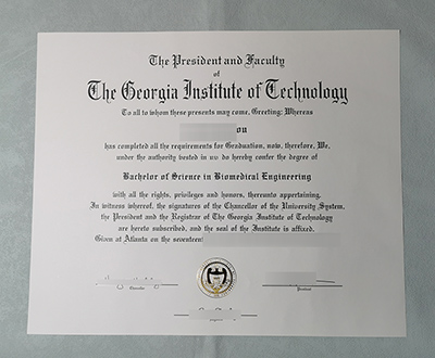 Fake Georgia Tech Diploma