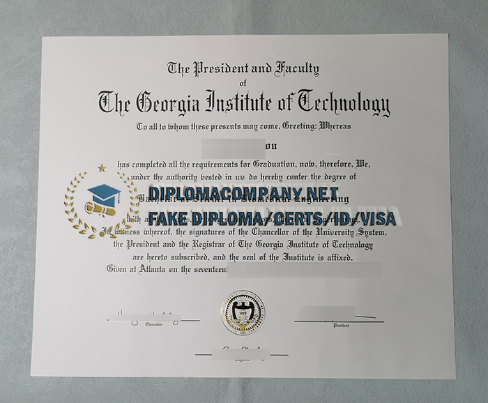 Fake Georgia Tech Diploma