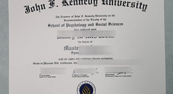 The fastest way to order a Fake John F. Kennedy University Diploma online