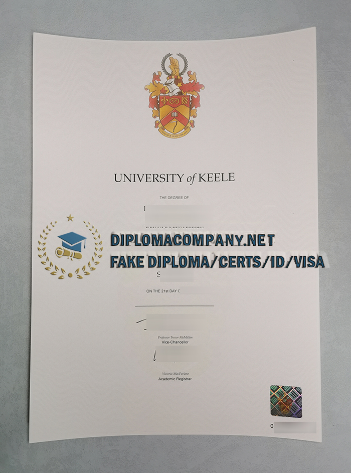 Fake Keele University Degree