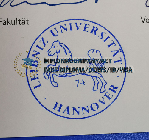 Leibniz University Hannover Urkunde seal