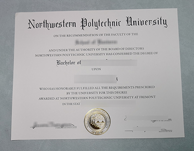 Fake NPU Diploma
