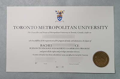 Fake TMU Diploma