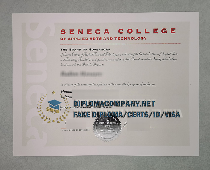 Fake Seneca College Diploma