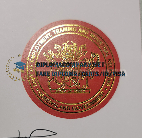 TAFE Queensland diploma seal