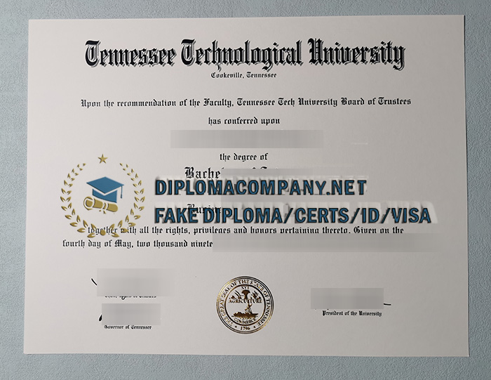 Tennessee Tech Diploma