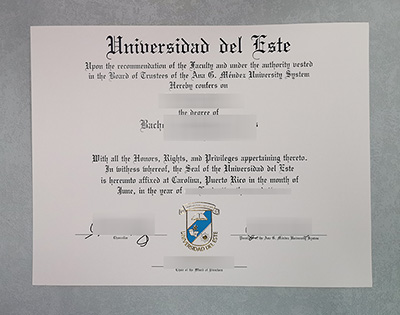Fake Universidad del Este Diploma