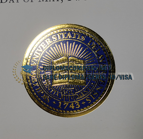 University of Delaware Diploma Seal