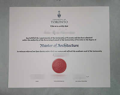 Fake UToronto Diploma