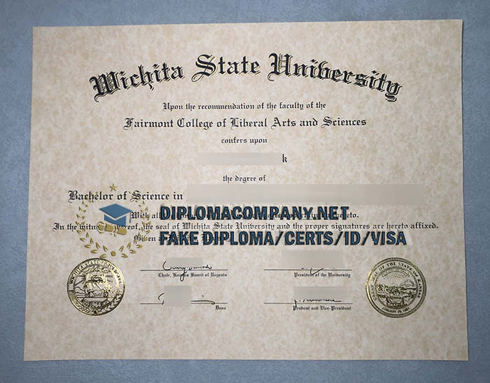 Fake WSU Diploma