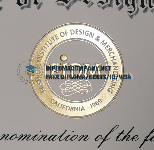 FIDM Diploma seal