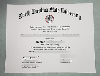 Fake NCSU Diploma