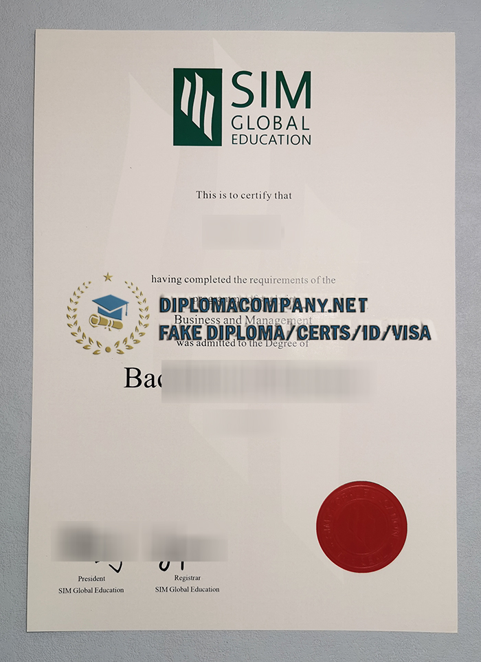 Fake SIM Diploma